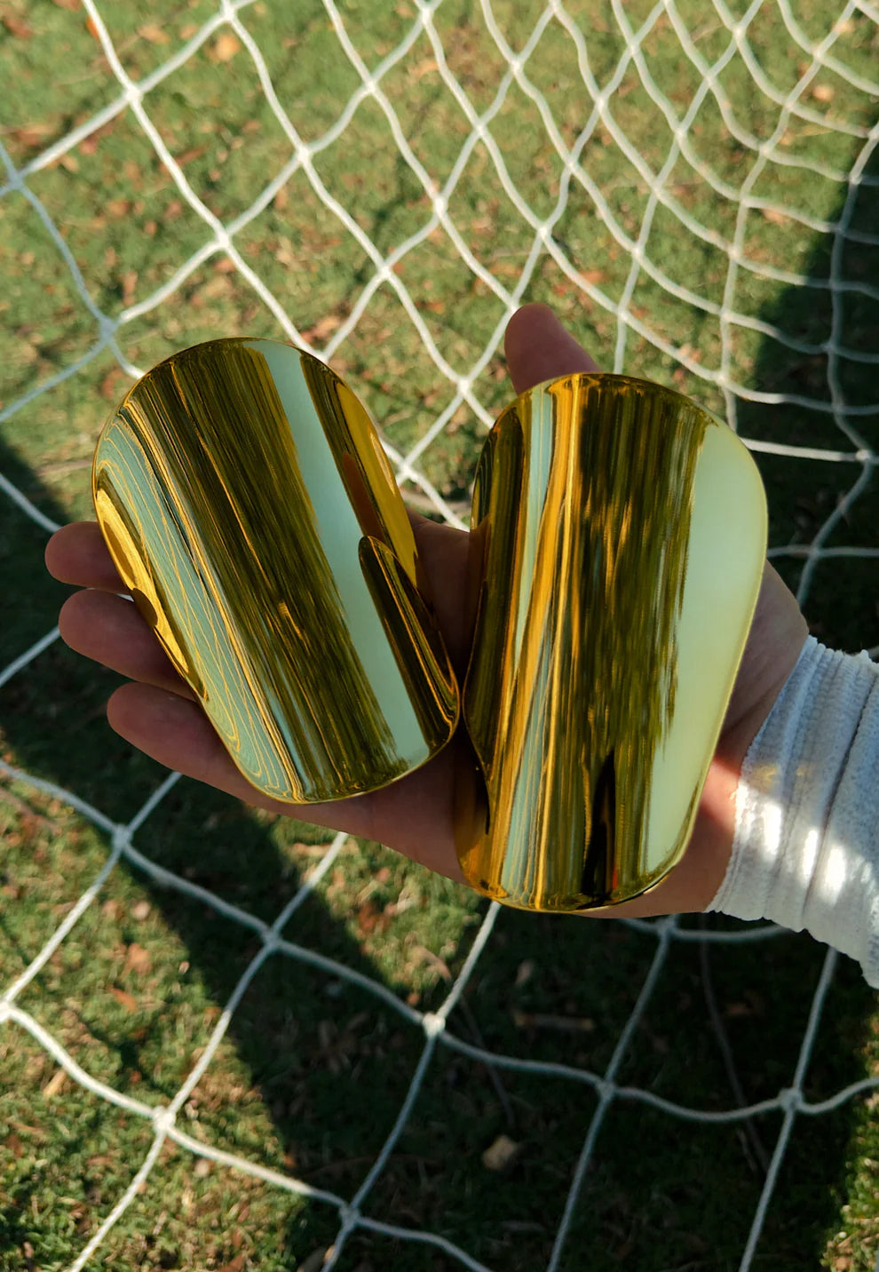 Gold Shin Pads