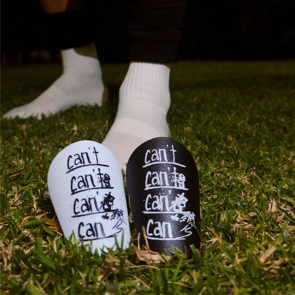 White Can Shin Pads (Mini)