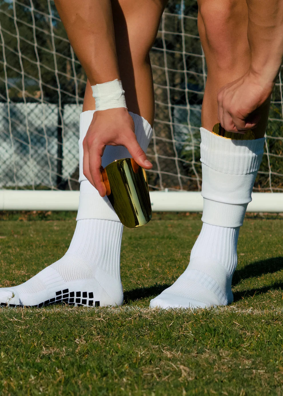 Gold Shin Pads