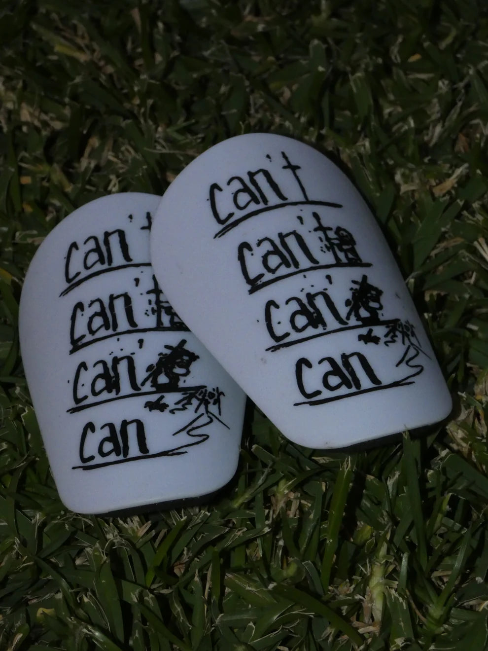 White Can Shin Pads (Mini)